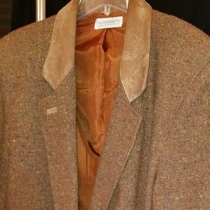 Suede Lapel Coat